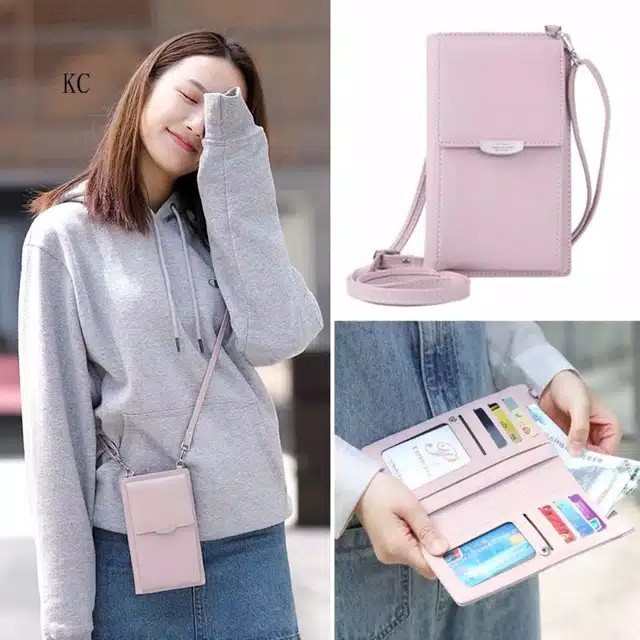 [LOKAL] DOMMO - D1395 Dompet LUCY - Pocket Bag Tas Slempang Wanita (2in1 Bisa Dompet Bisa Selempang)