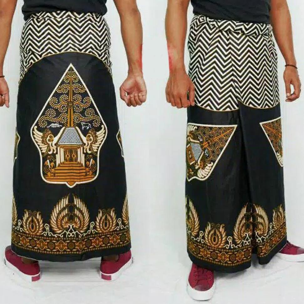 "KYB.02Jl22ј" Sarung Batik Halus Motif Wayang Gunungan - Kang /mbak Santri- MACAN - VESPA - NAGA Gus