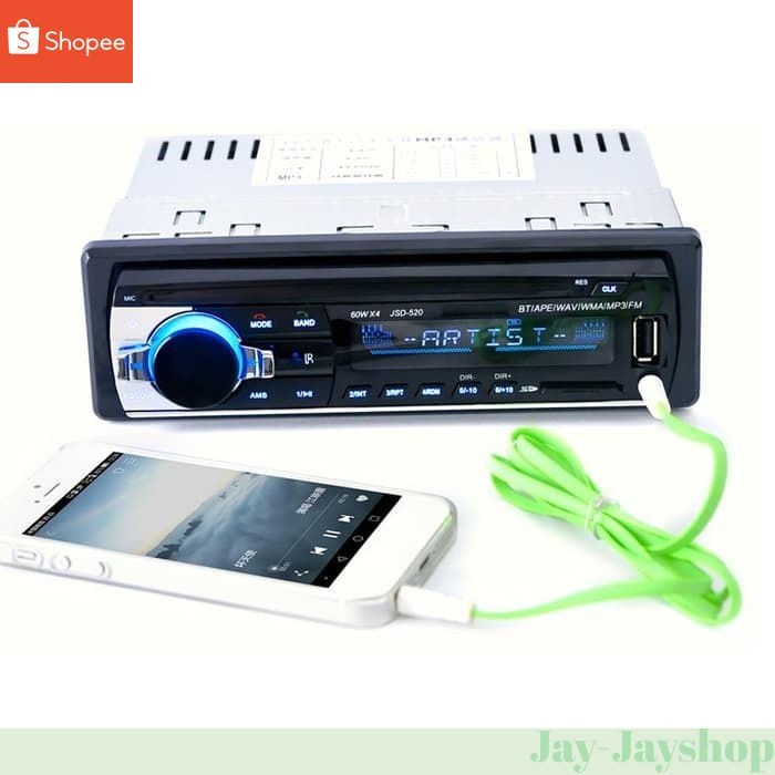 Bluetooth Tape Audio Mobil Multifungsi Bluetooth USB MP3 FM Radio