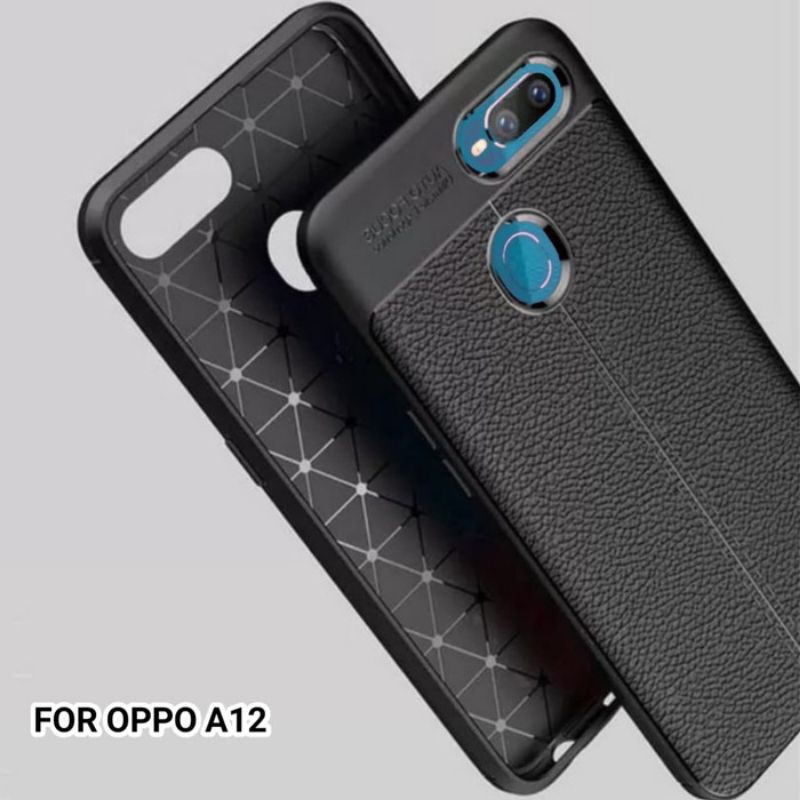 Oppo A12 Soft Case Auto Focus Premium Black