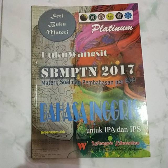 Buku Wangsit Platinum SBMPTN 2017 Bahasa Inggris