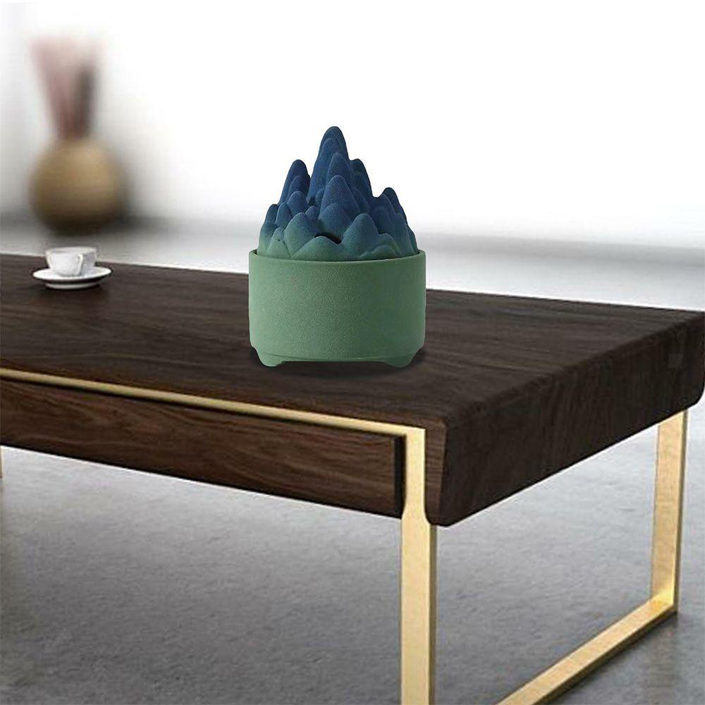 R-flower Incense Burner Keramik Meditasi Unik Tungku Aromaterapi