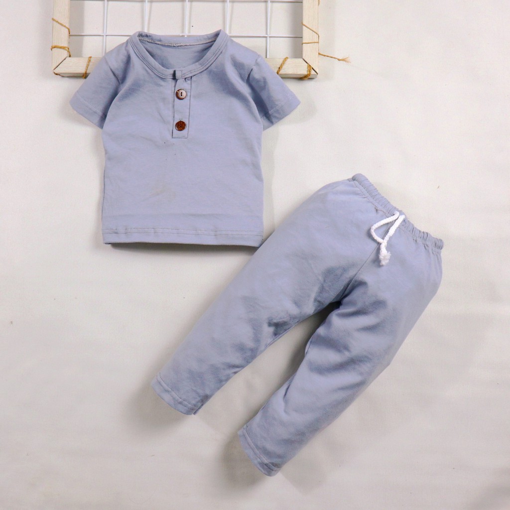 Setelan Kiano / Setelan Bayi dan Anak Laki laki / Perempuan Colourful Playset Joger Atasan + Celana Panjang Premium Anak Unisex usia 0 - 3 Tahun