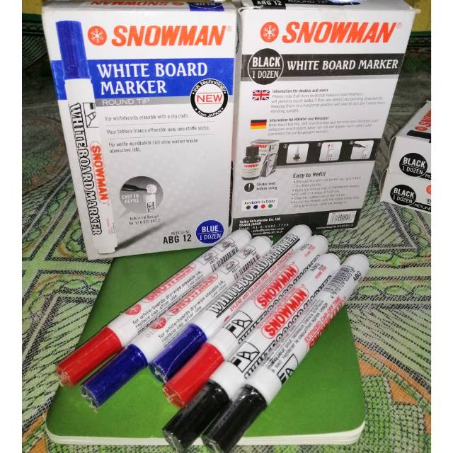 

Snowman whiteboard marker