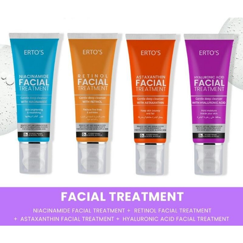 Facial Treatment ertos new niacinamide retinol hyaluronic astaxanthine