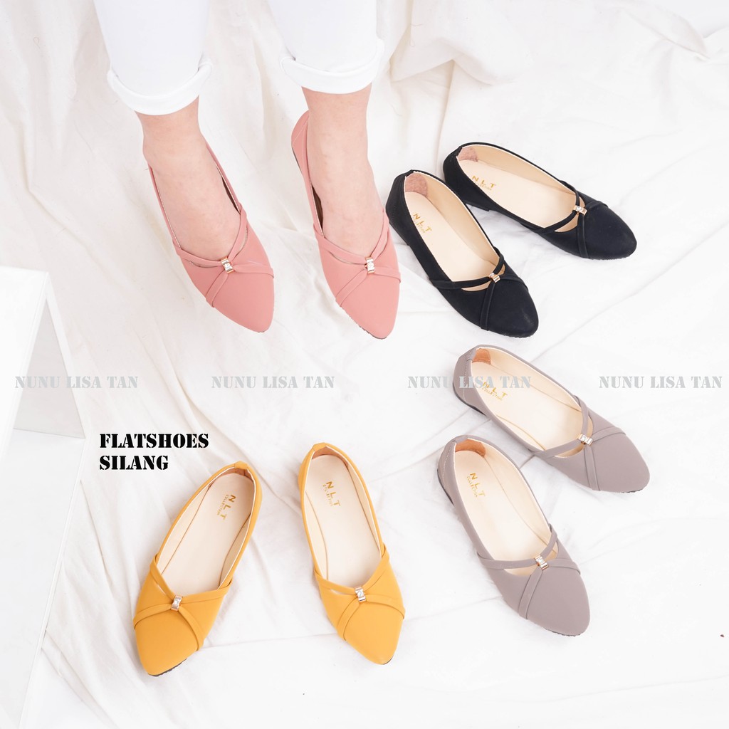 NunuLisaTan Flat Shoes Wanita FLAWLESS