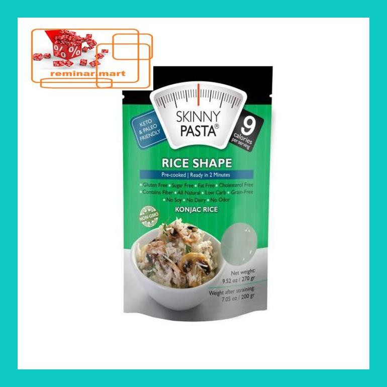 

S0Bers Konjac Rice Skinny Pasta 200 G Only 9 Cal Ric0S50B