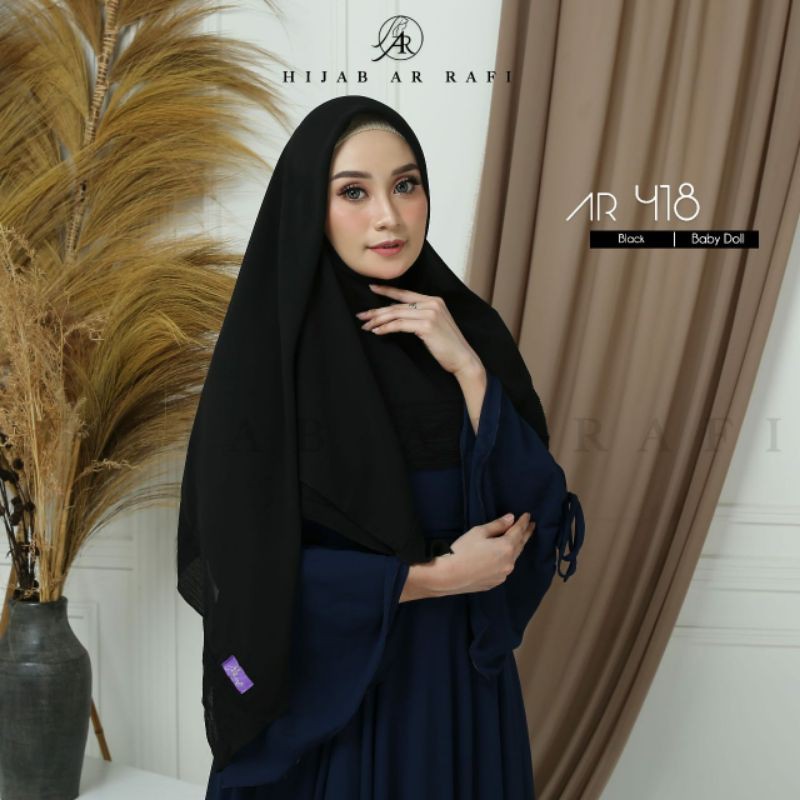Hijab segiempat Ar 418 hijab arrafi Ori