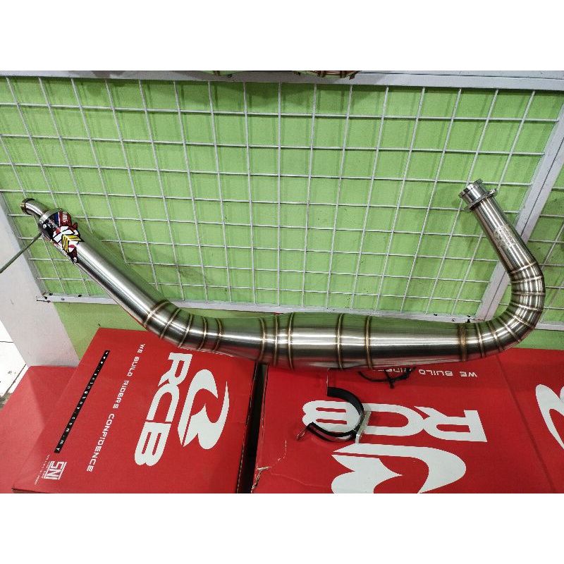 KNALPOT KAWAHARA RACING YAMAHA RX KING / KAWASAKI NINJA R & RR TYPE COVID 19 BAHAN STAINLESS ORIGINA