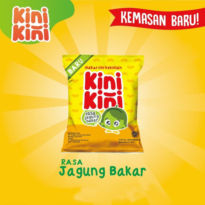 

Unik Kini Kini rasa Jagung Bakar Snack Makaroni Kekinian Instant Happiness Diskon