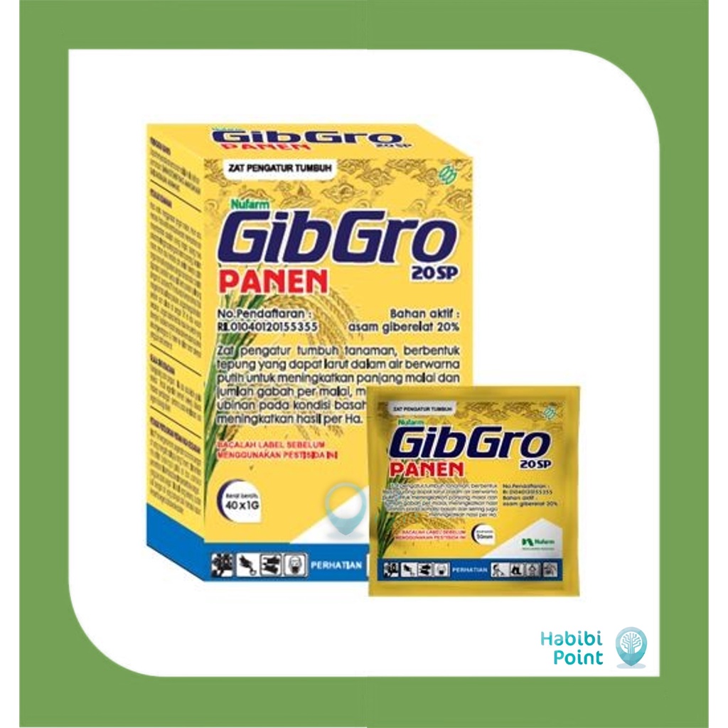 GIBGRO 20TB -  Pil Tablet Zat Pengatur Tumbuh - 20 TB TABLET - Meningkatkan Jumlah Tunas dan Panjang