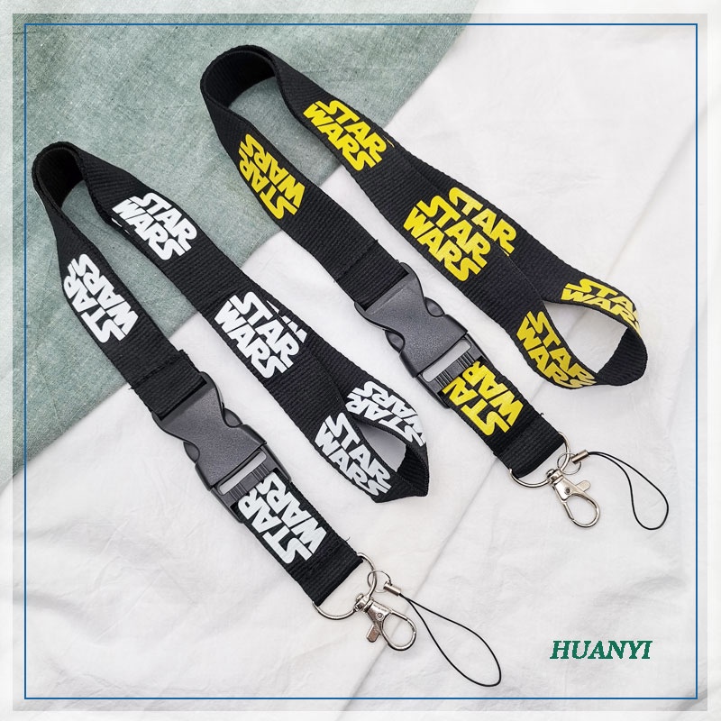 Tali Lanyard Gantungan Kunci Desain Star WARS Anti Hilang Untuk Kartu ID