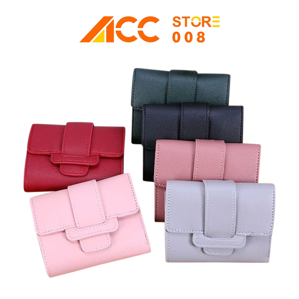 Dompet Lipat Wanita BS11 Dompet Wanita Mini Pendek Kecil Cantik Tanpa Tali ACC