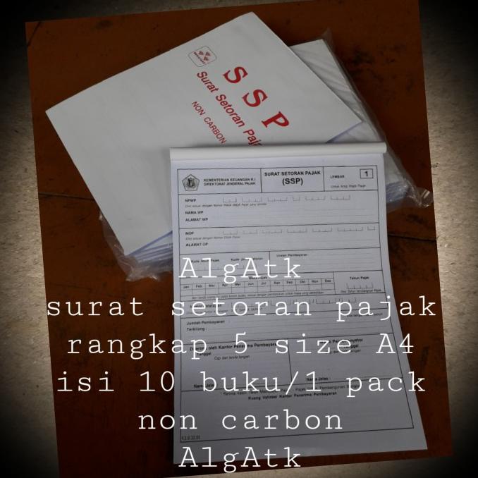 

Surat Setoran Pajak Isi 10 buku.