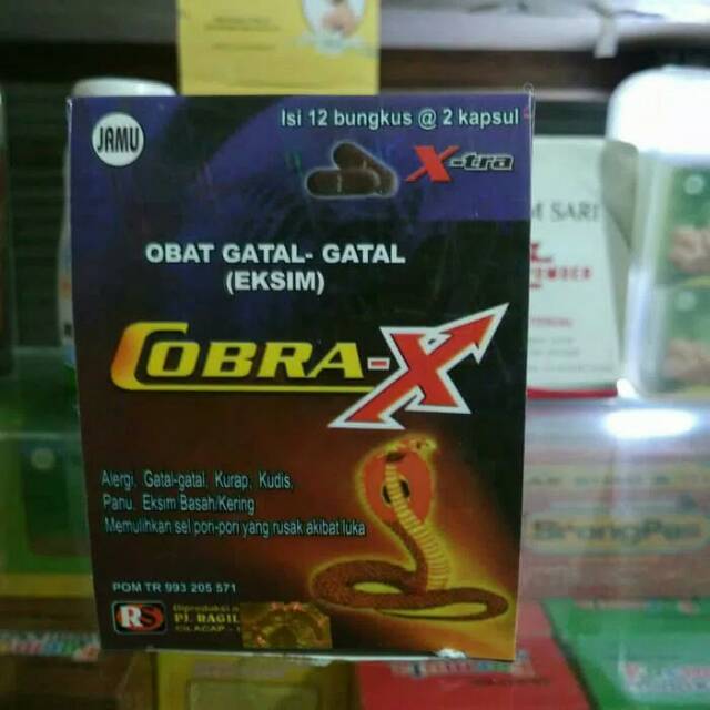 Jual Obat Herbal Gatal Gatal Cap Cobra X Kapsul Shopee Indonesia