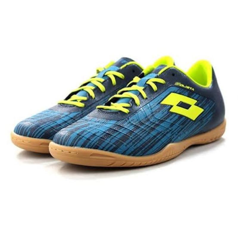 Lotto Sepatu Futsal Solista 700 III ID Mosaic Blue/Acacia/Green