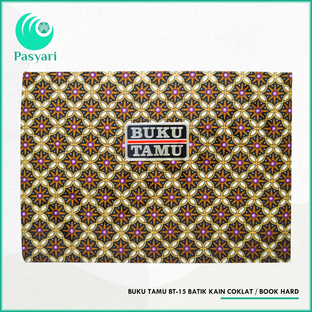 

Buku Tamu Bt-15 Batik Kain Coklat / Book Hard Cover / Buku Tamu Untuk Acara