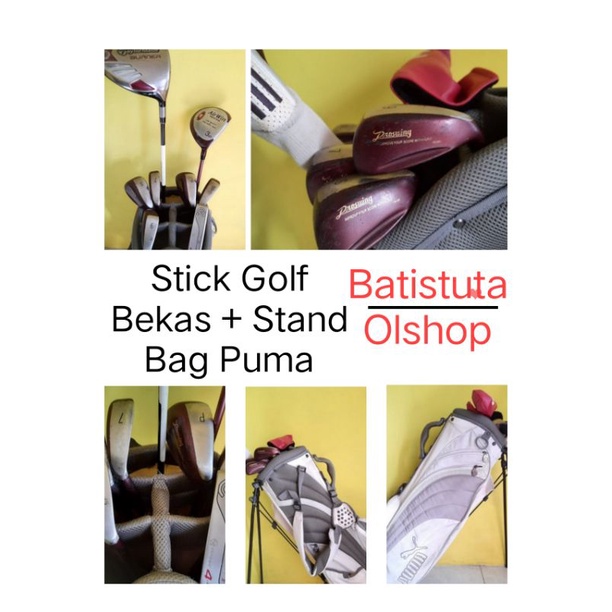 Stick Golf Bekas and Stand Bag Golf Puma