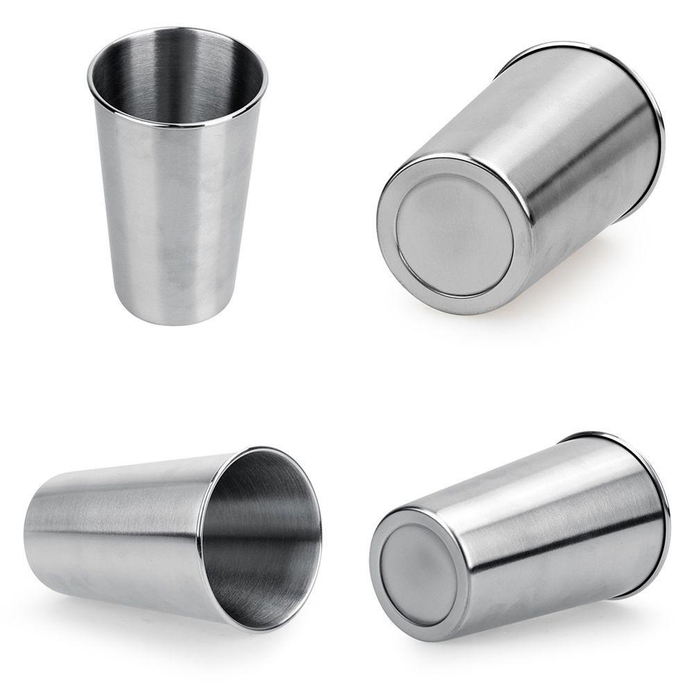 Solighter 350/500ml 304gelas Camping Tumbler Pint Portable Beer Cup