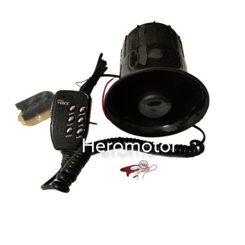 klakson toa 6 suara + modul microphone / mikropon