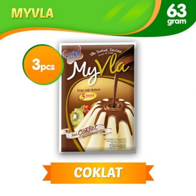 

MY VLA NUTRIJELL COKLAT / PUDDING COKELAT / VLA PUDING / MYVLA INSTAN