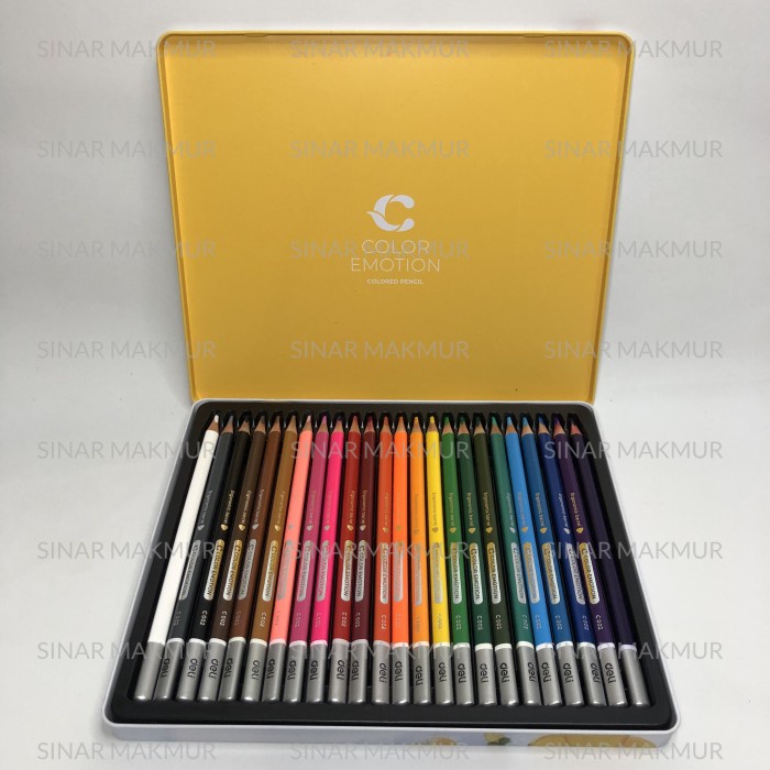

Buruan Colored Pencil 24 Colors / Pensil Warna 24 Warna Deli C00225 (Set) Promo