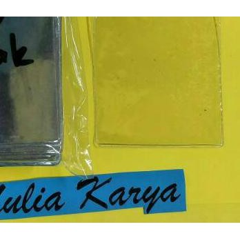 ➴ Plastik Name tag Tebal 012 mc 6 x 9 Tegak/ ID Card / Pengenal / Mika ❋