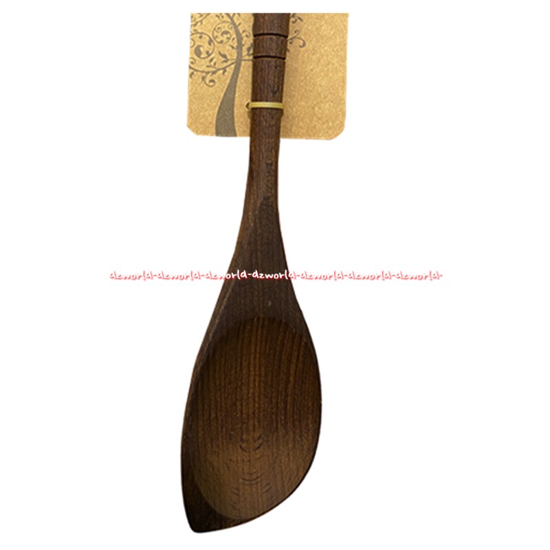 Krischef Pointed Spoon Wood Woody Sendok Spatula Tangkai Panjang Kayu Kris Chef