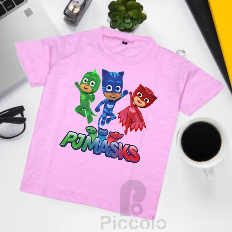 BAJU KAOS ANAK PJ MASK UNISEX BAHAN PREMIUM