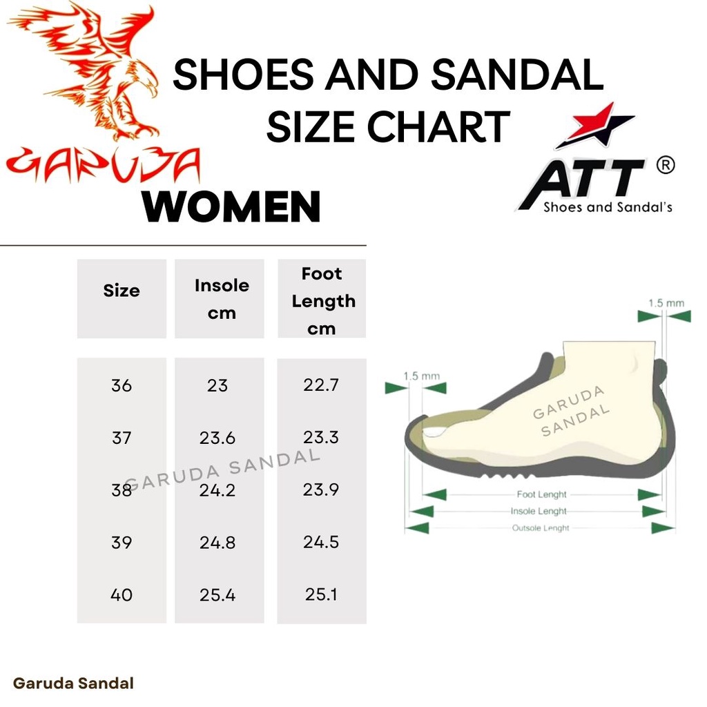 ATT NSWL 491 Sandal selop karet wanita seri 1