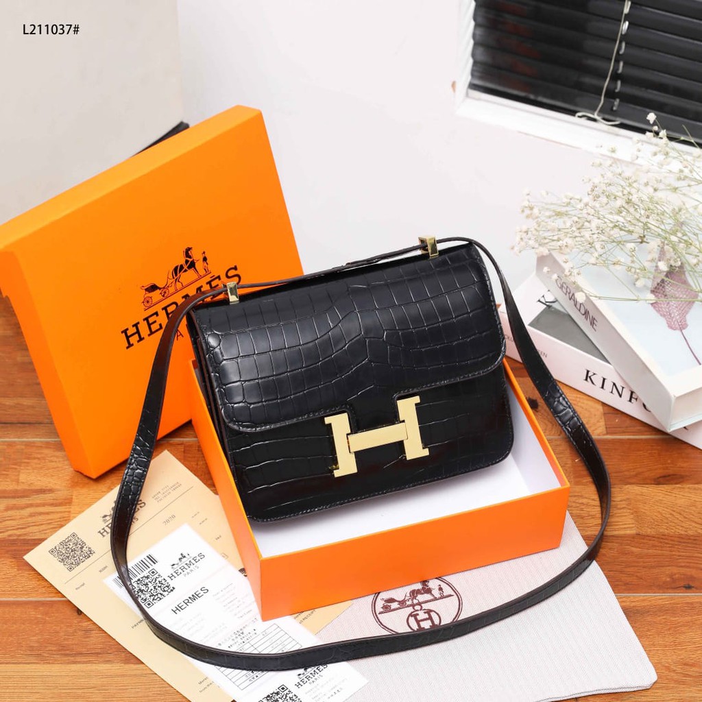 Tas Leather Gold Hardware With Box L211037