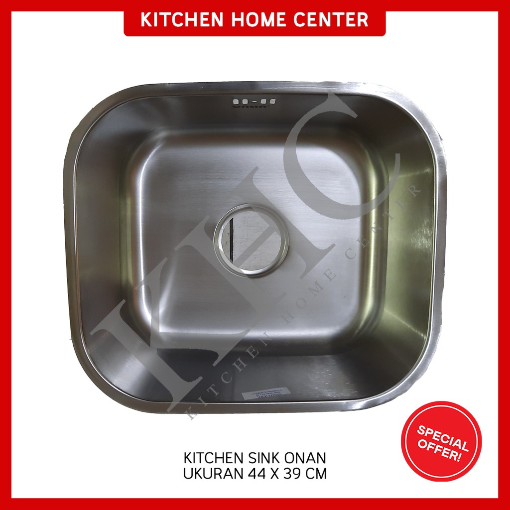 KITCHEN SINK ONAN 44 X 38 CM