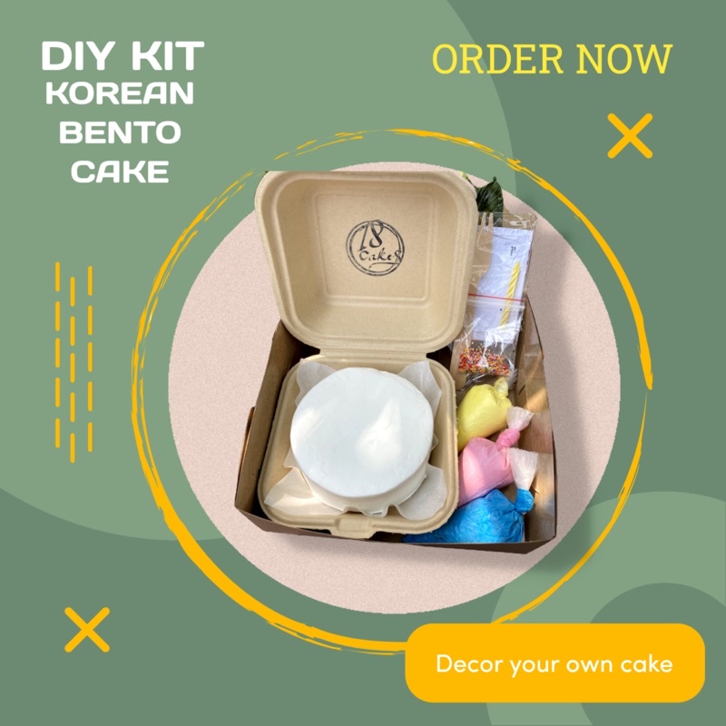 

DIY Korean bento cake/Lunch box cake Hias Sendiri