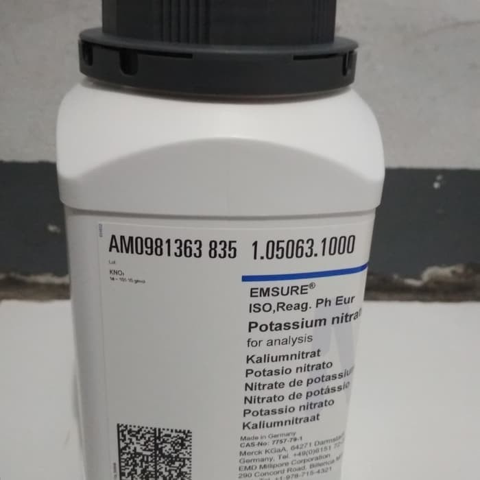 MERCK 105063 POTASSIUM NITRATE 500 gram