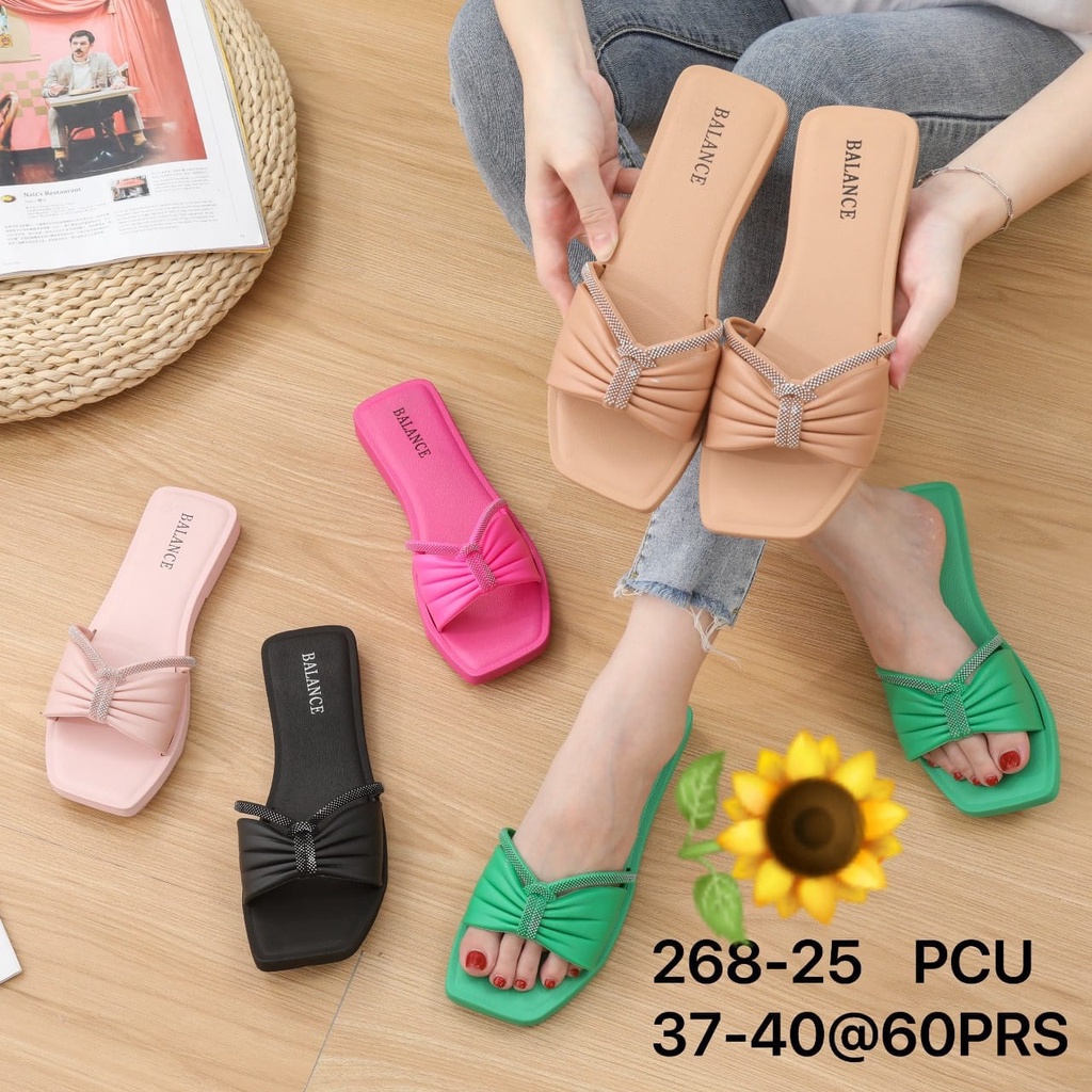 Sandal Karet Jelly Wedges Wanita import Model Terbaru Original Kekinian by AGUNG STYLE Balance 268-25