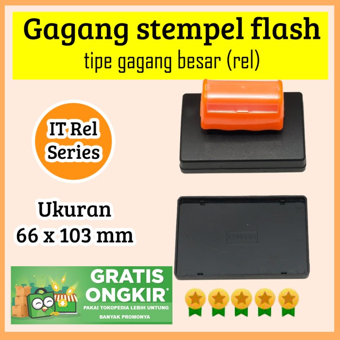

Lucu Gagang Stempel Ukuran Besar 66 X 103 Mm , It Rel Promo