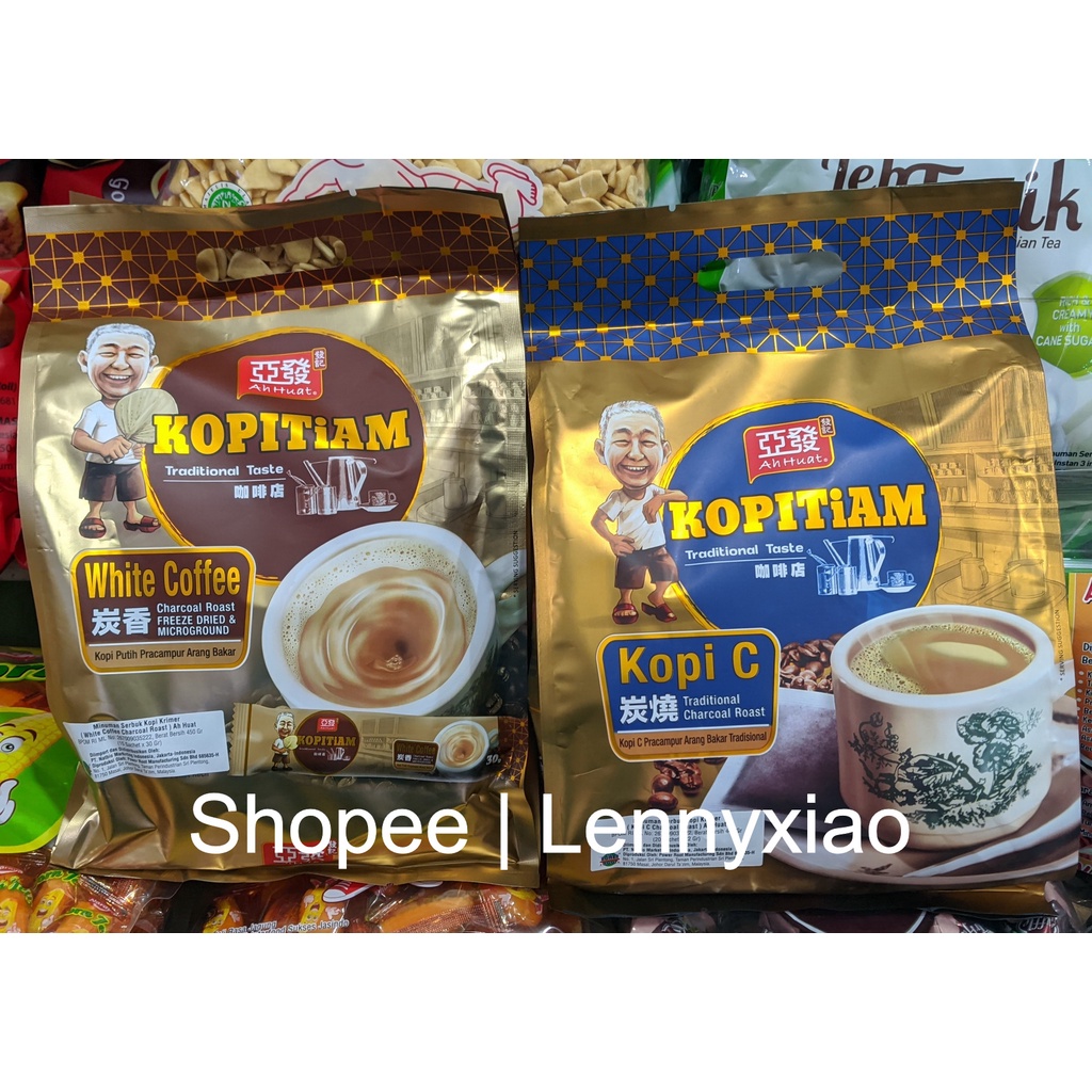 Kopi C Ah Huat AhHuat Kopitiam Ahuat Malaysia Traditional Taste Charcoal Roast Arang White Coffee