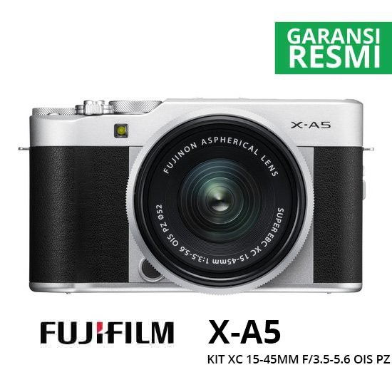 FUJIFILM X-A5 KIT 15-45MM OIS PZ - FUJI FILM XA5 XA-5 PAKET BONUS KAMERA VLOG-6