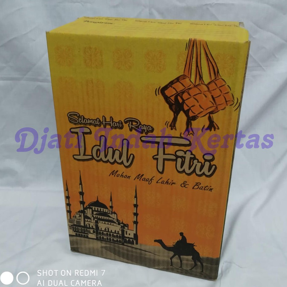 PROMO !!! Kardus Idul Fitri / Kardus Lebaran / Kardus Parcel / Kardus sembako (Uk. 30x20x20) 10pcs