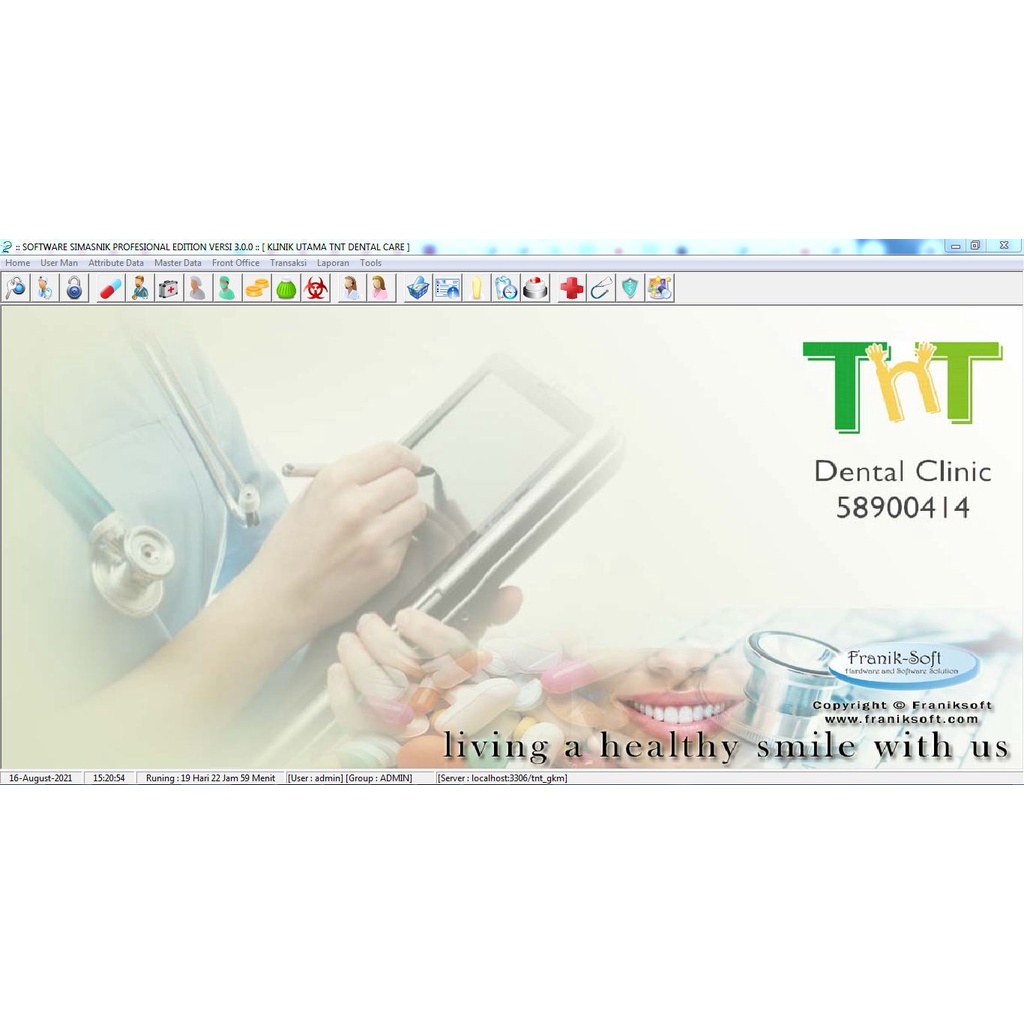 Software Aplikasi Klinik Gigi Siap Pakai - SIMASNIK