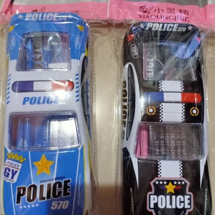 

Hemat Kotak Pensil Mobil Police 1 Set Limited
