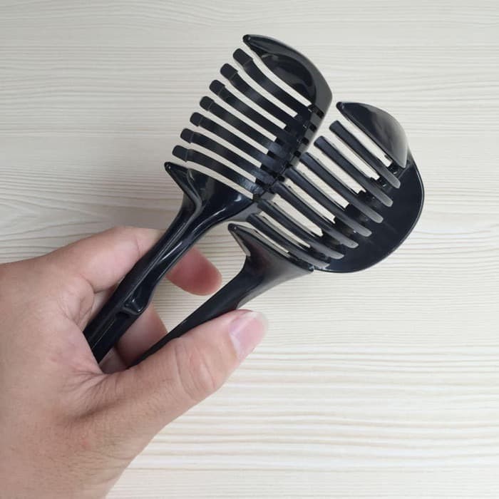 Kitchen Slice Helper 2 in 1 Alat Bantu Potong Makan Capitan Makanan