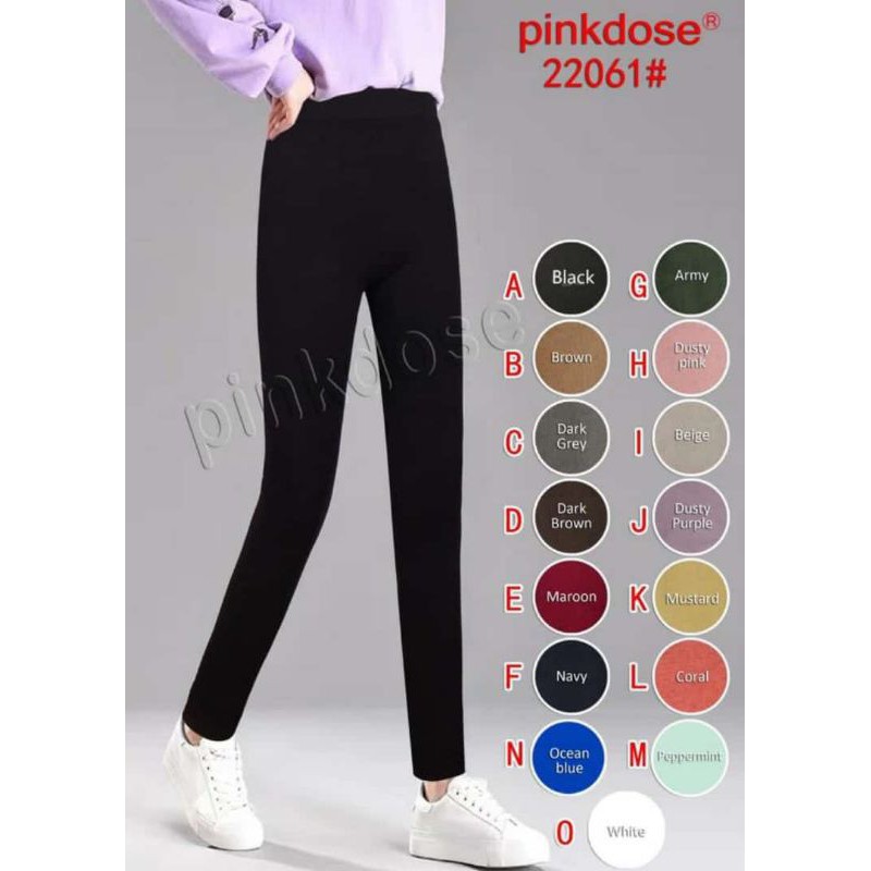 RS22061 Leging Wanita Import Ukuran Fit M to XXL Bahan Spandek Melar dan Nyaman