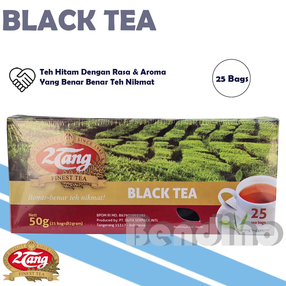 

Teh 2Tang Black Tea Box = 25 Pcs - 2 Tang Teh Hitam Celup 25Pcs