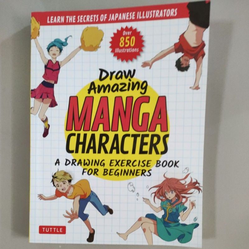 

Buku Draw Amazing Manga Characters for beginners preloved