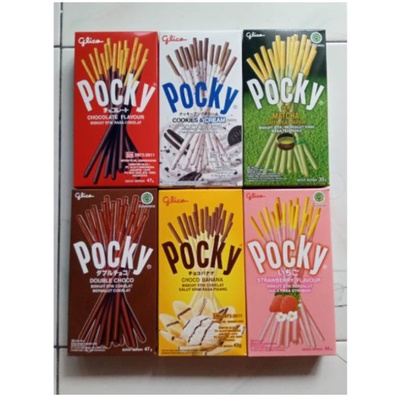 

Glico Pocky Regular - Biskuit Stik Salut Coklat