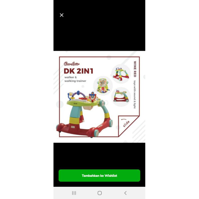 baby walker cocolatte