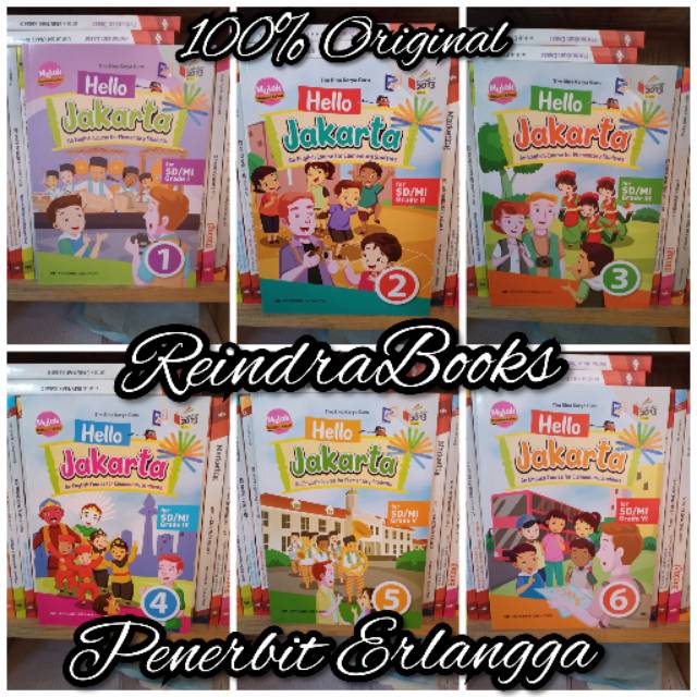 Hello Jakarta SD/MI kelas 1-6 k13 revisi 100% Original
