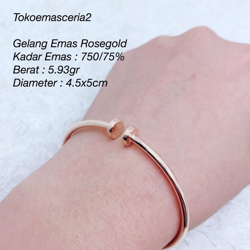 Gelang Emas Rosegold Indonesia