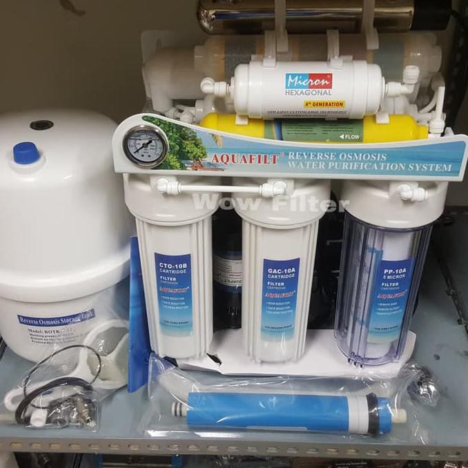 Mesin RO 100 Gpd 9 step UV Aquafilt Filter air minum reverse osmosis
